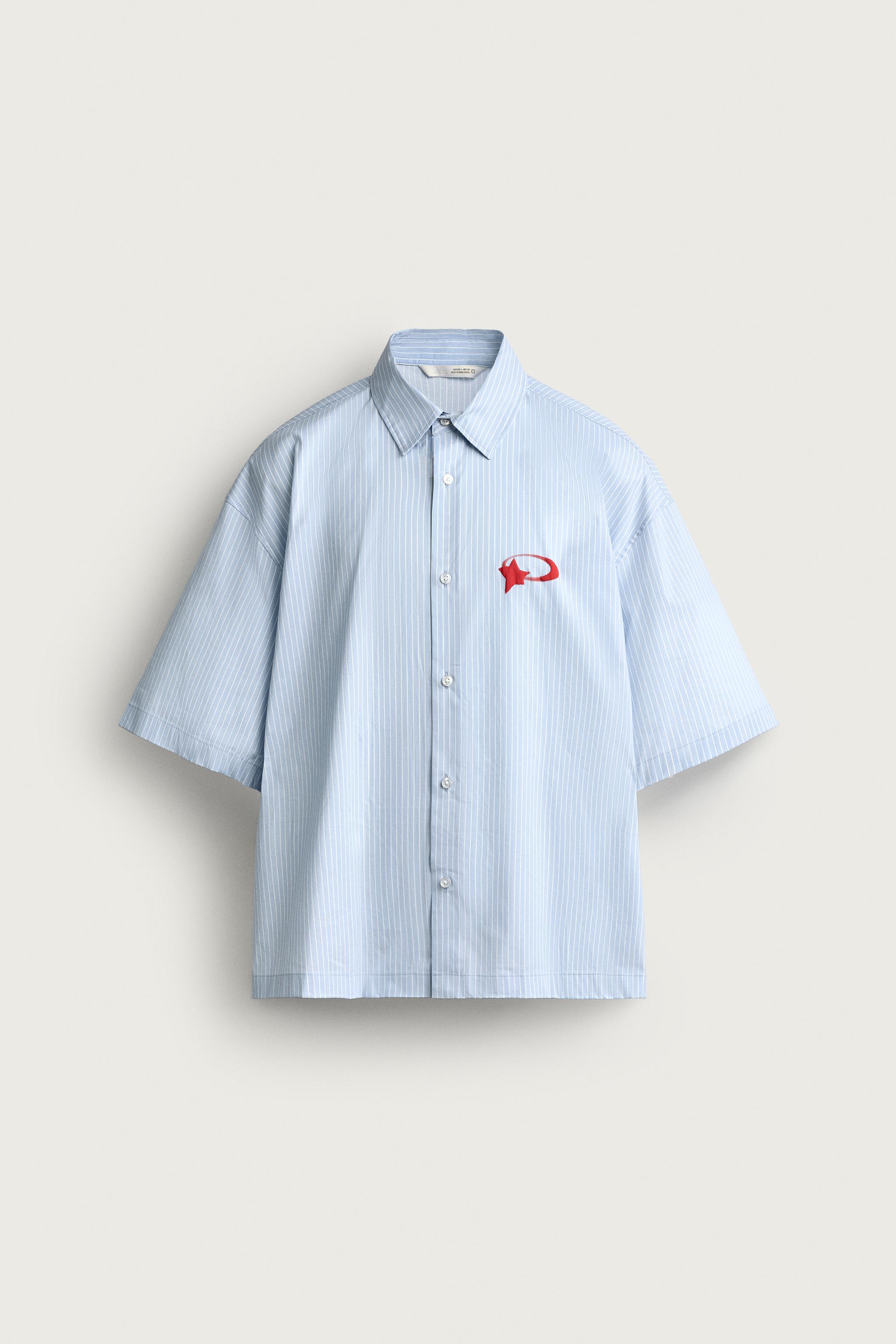 PRINTED GRAPHIC BOXY FIT SHIRT